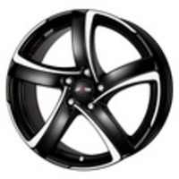 Alutec 7,5x17/5x100 ET35 D63,3 Shark Racing black front polished