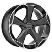 OZ 9x21/5x112 ET50 D79 Aspen HLT Matt Black + Diamond Cut