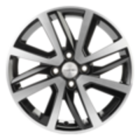 Khomen Wheels 6x16/4x100 ET48 D54,1 KHW1609 (Rio I/Solaris I) Black-FP