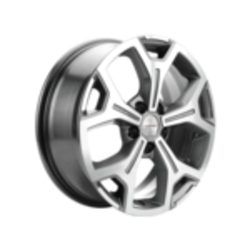 Khomen Wheels 6,5x17/5x120 ET55 D65,1 KHW1710(2) (VW Transporter) Gray-FP