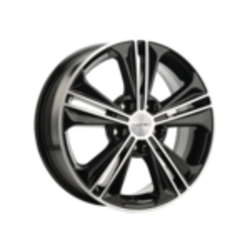 Khomen Wheels 6x16/5x114,3 ET43 D67,1 KHW1603 (Creta/Seltos) Black-FP